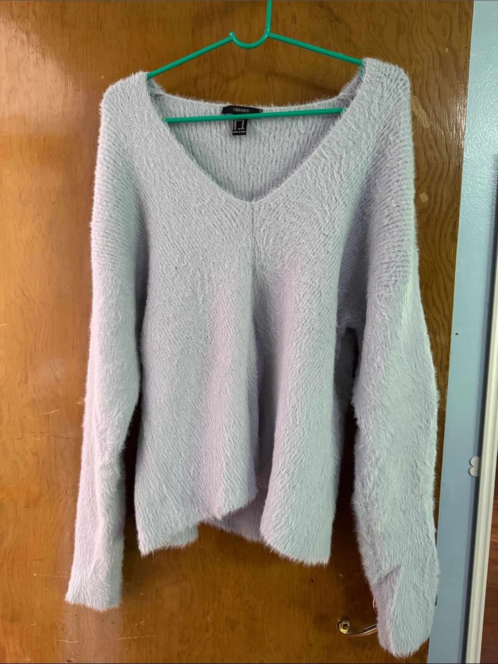 Blue V-Neck Sweater